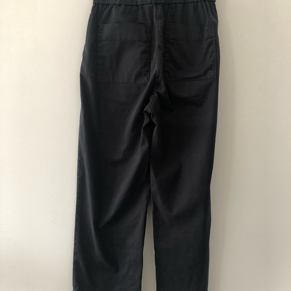Everlane wide legged pull on pants, black, EUC - Picture 3 of 7
